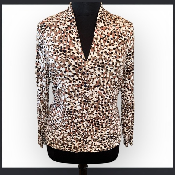 NIC+ZOE Forest Spot Printed Top - XXL - Picture 1 of 15